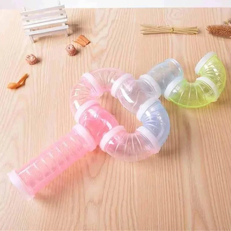 Hamster Tunnel Tube Set – Connectable Plastic Cage Toy Small Pet Tunnel Toy Axl