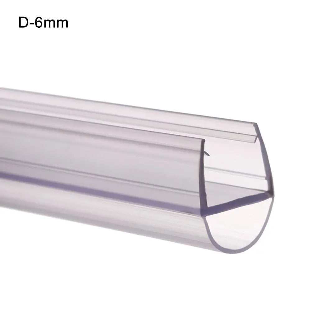 Shower Screen Door Seal Strip – PVC Water Baffle 4–12mm Door Seal Strip Axl D-6mm
