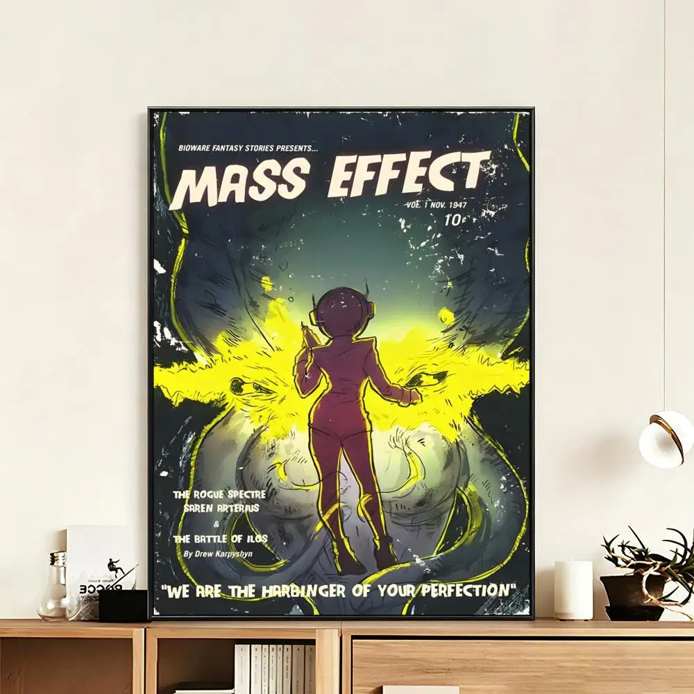 Mass Effect Legendary Edition HD Wall Poster | Gaming Decor Gaming Wall Poster Axl