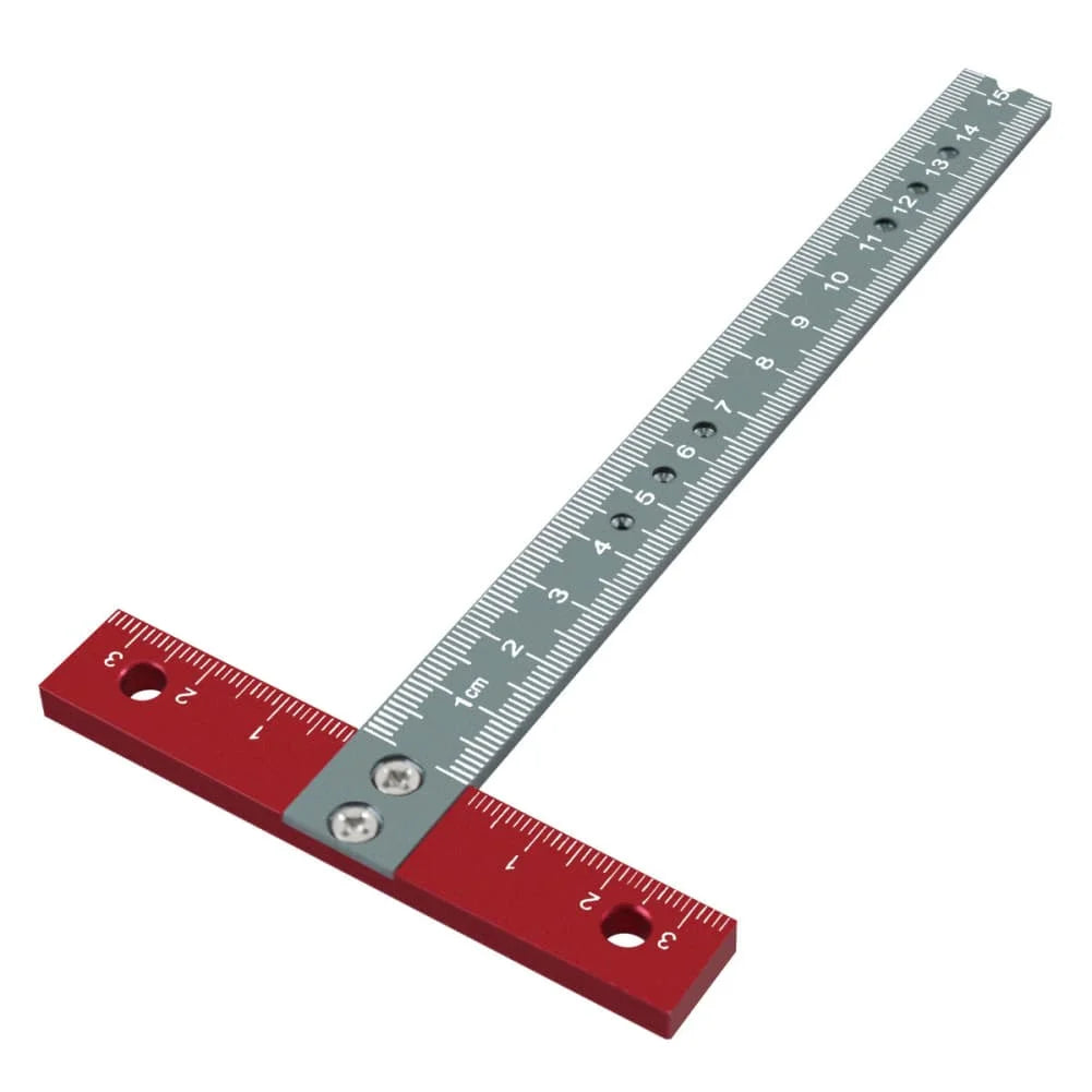 Aluminum Alloy T Square Ruler – Woodworking Marking Gauge Woodworking Marking Ruler Axl