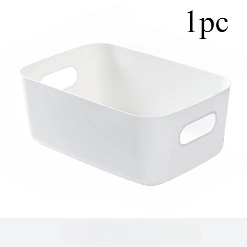 Multi-Functional Plastic Storage Box Organizer – Kitchen & Bath Plastic Storage Organizer Axl White 20.5 x 14.5 x 7.5cm