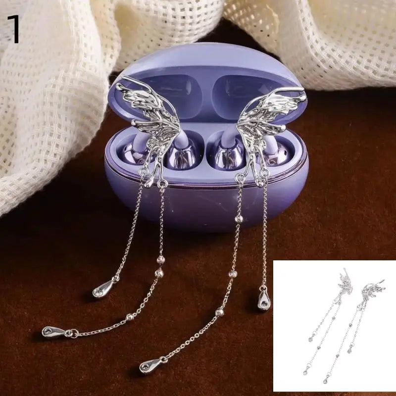 Rhinestone Earbud Decoration Clips – DIY Headphone Charms Headphone Charm Clips Axl N1