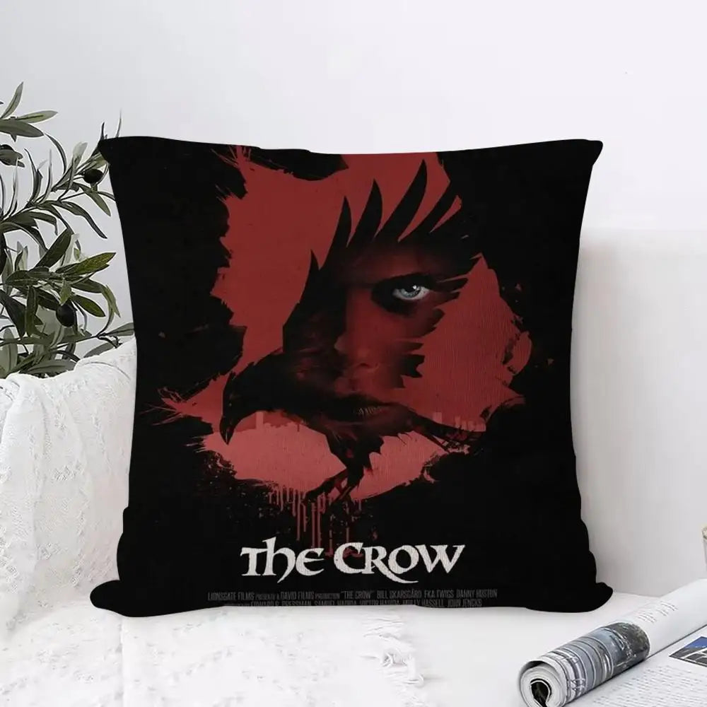 The Crow Movie Pillowcase – Soft Fabric & Concealed Zipper Decorative Pillowcase Axl Black4 40X40cm