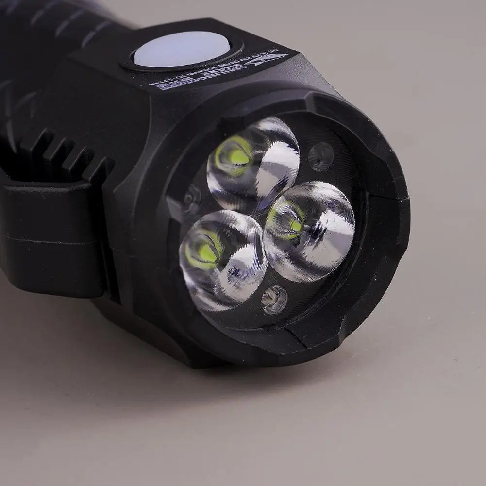 Mini 3-LED Flashlight Type-C Rechargeable – Clip-On Pocket Torch Mini LED Flashlight Axl
