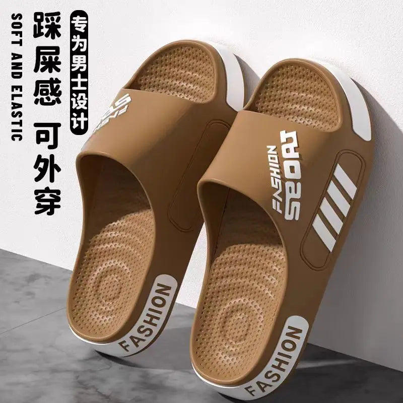 Big Size 48-49 Unisex Open Toe EVA Slides – Summer Slippers Slides & Slippers Axl Beige 44-45