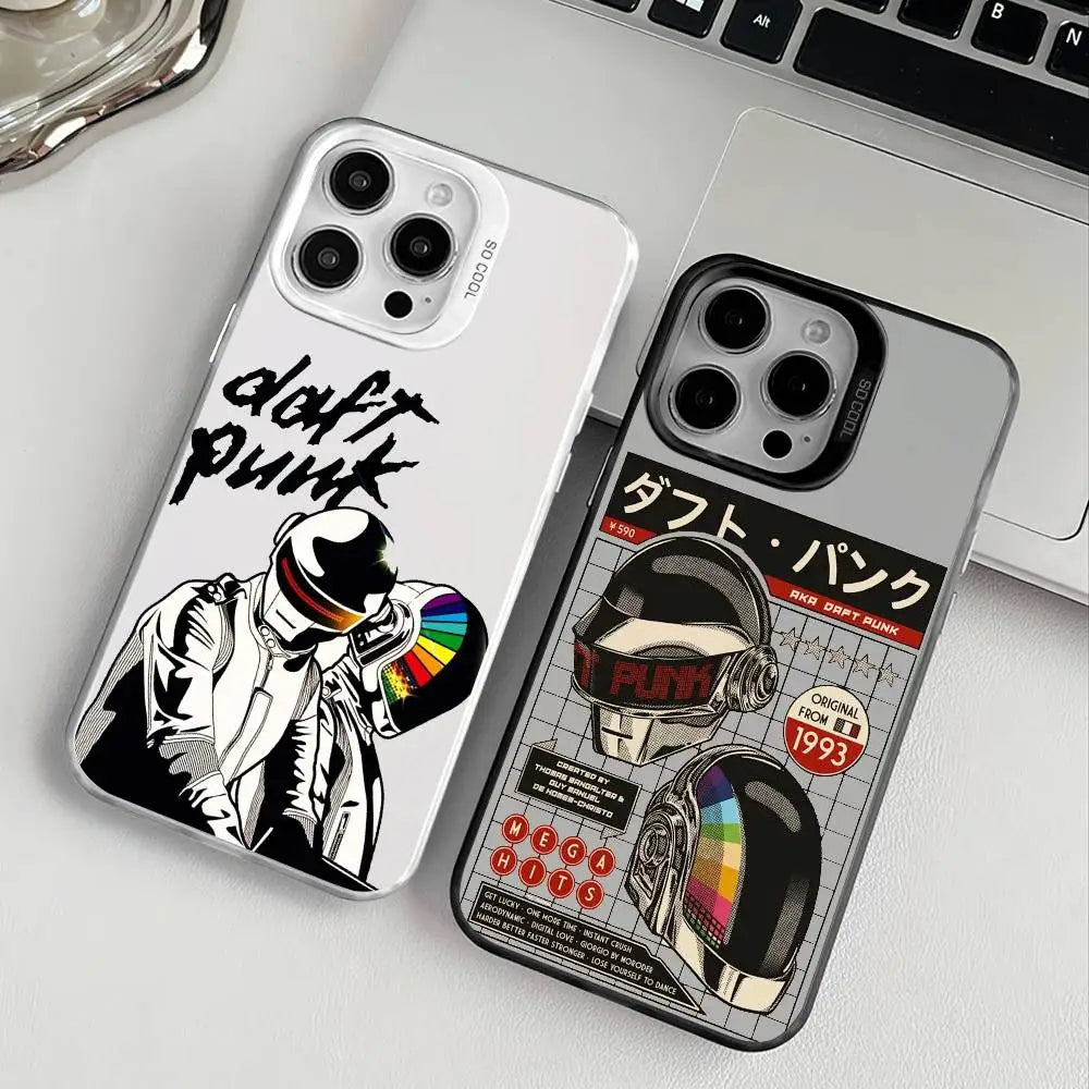 Daft Punk iPhone Case | Plating Cover iPhone 11–16 Pro Max iPhone Phone Case Axl