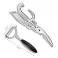PLYS Multifunctional Kitchen Scissors – Stainless Steel Shears Kitchen Shears Axl 2pcs