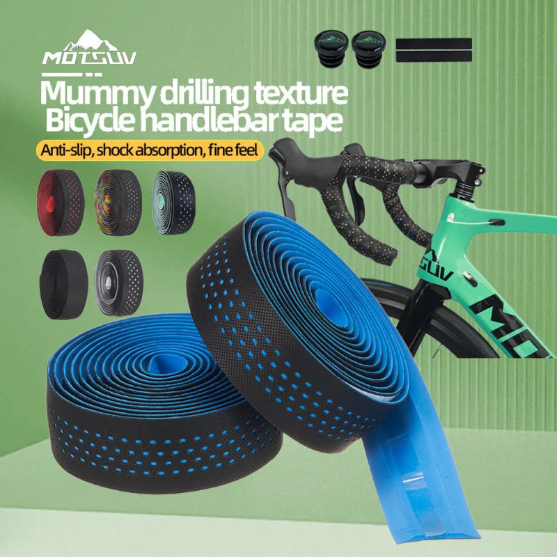 Road Bike Handlebar Tape – Anti-Slip Breathable Carbon Wrap Handlebar Tape Axl