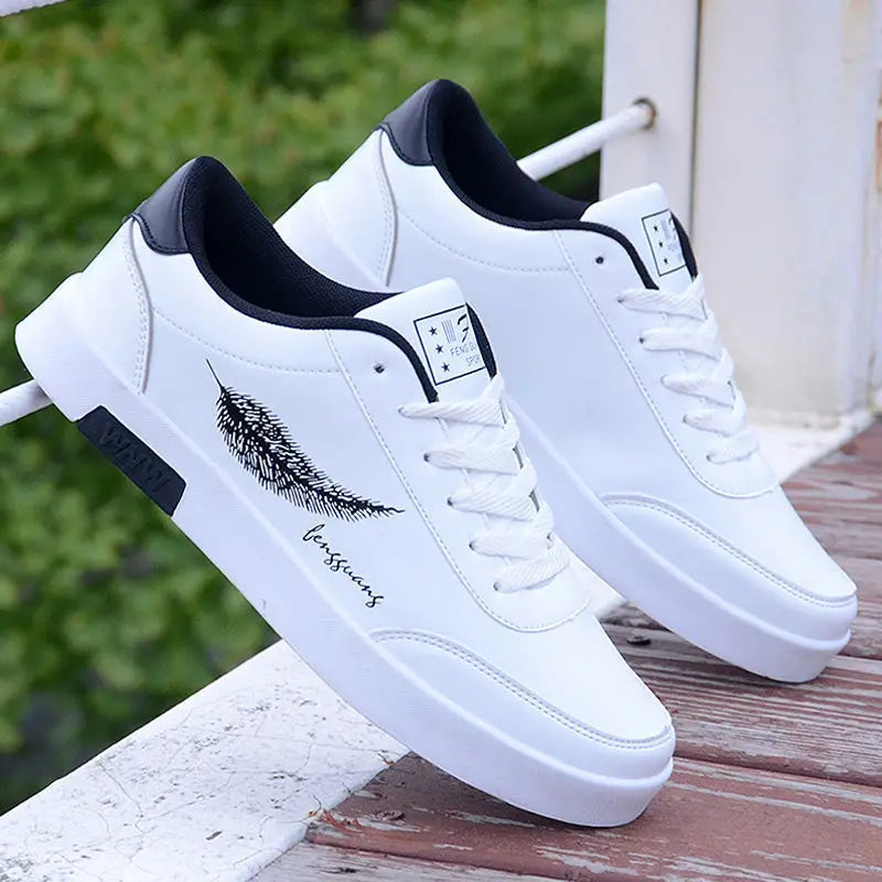 YBQJOO Flat Lace-Up Canvas Sneakers for Men – Sizes 34–47 Flat Canvas Sneakers Axl