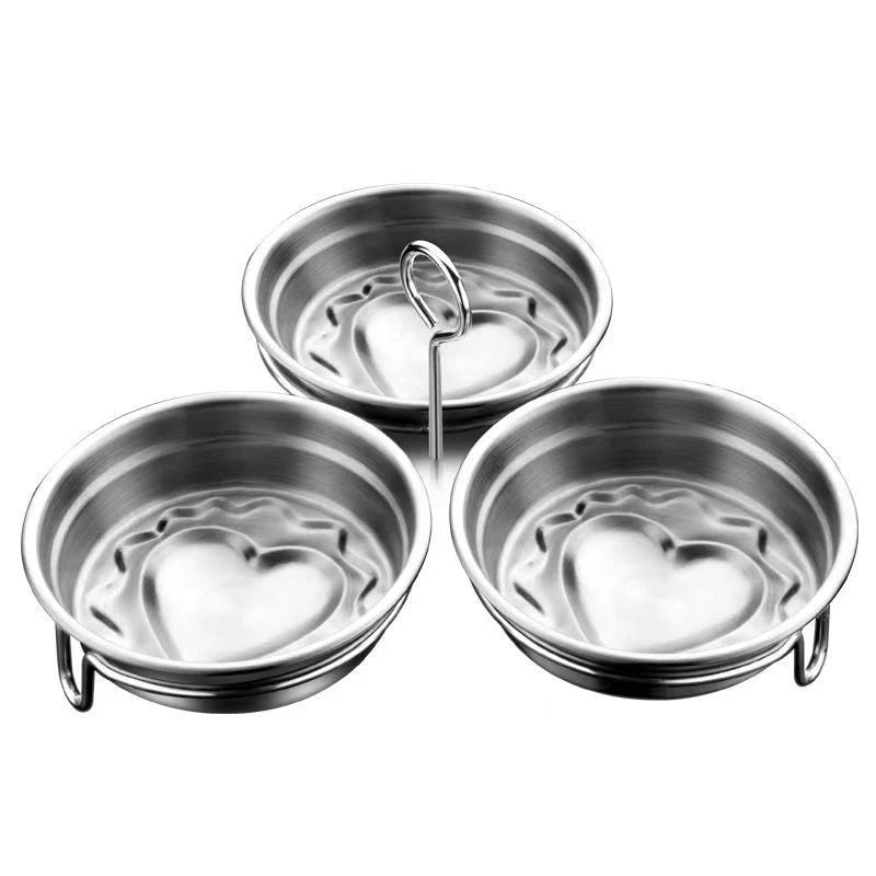 Stainless Steel Egg Poacher & Steamer Mold | Kitchen Gadget Egg Poacher Mold Axl love3