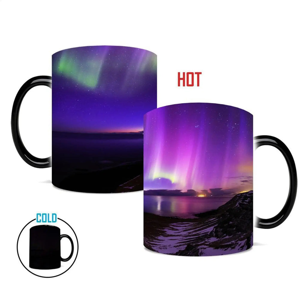Northern Lights Heat Changing Magic Mug – 350ml Ceramic Colour Changing Mug Axl