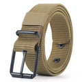 Unisex Canvas Eyelet Belt – Pin Buckle Jeans & Sports Belt Canvas Eyelet Belt Axl Khaki