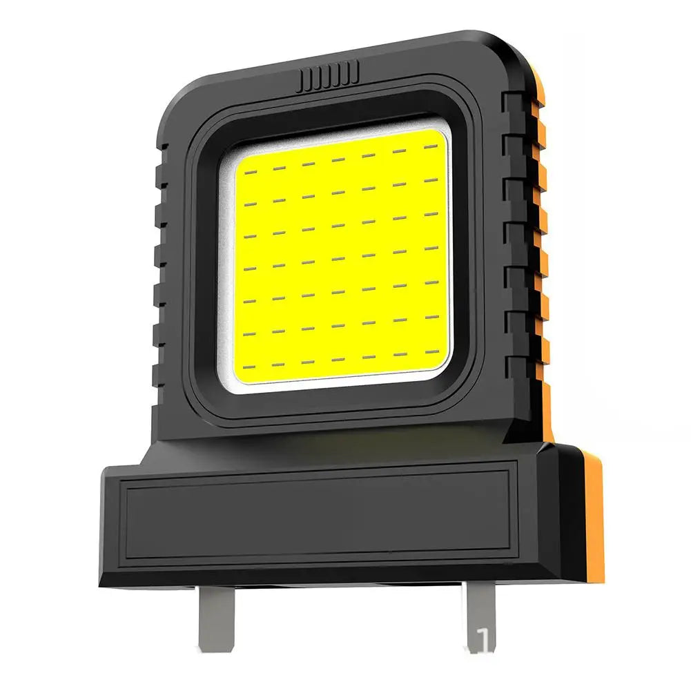 18V–21V LED Work Light for Makita Milwaukee DeWalt Bosch LED Work Light Axl Orange