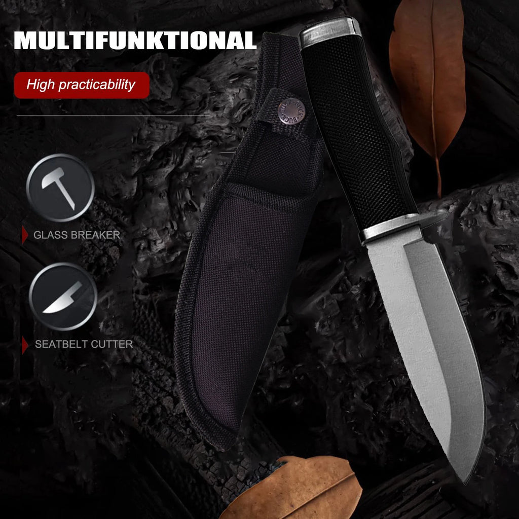 Fixed Blade Outdoor Knife – Stainless Steel & Non-Slip Handle Fixed Blade Knife Axl