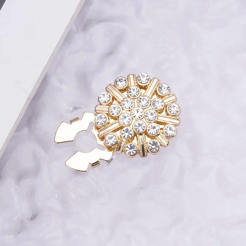 Crystal Pearl Clip-On Button Covers – DIY Decorative Buttons Decorative Button Covers Axl F