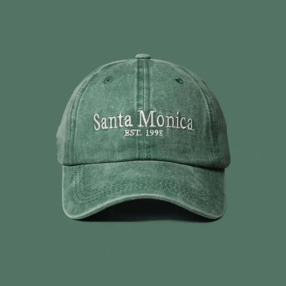Women's Letter Embroidered Baseball Cap – Adjustable Cotton Sun Hat Baseball Cap Axl GREEN
