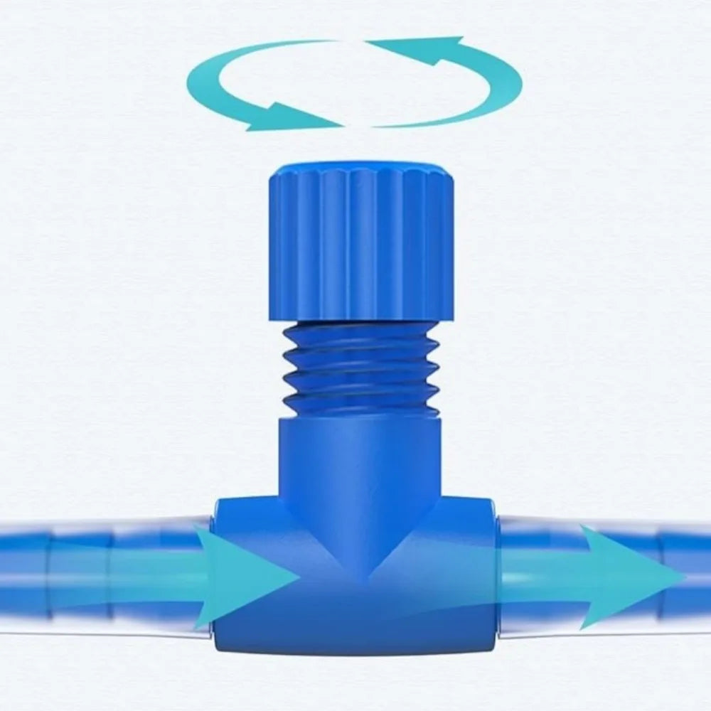 10-Pack Aquarium Air Flow Control Valves – T-Shape Fish Tank Aquarium Air Valve Axl