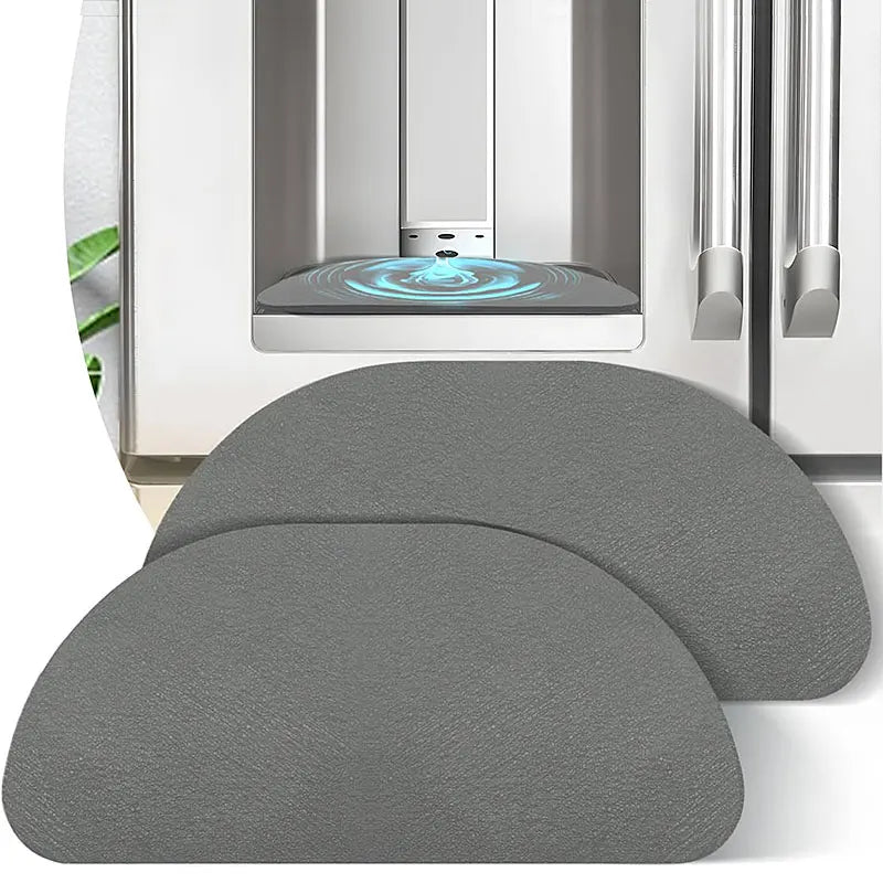 Fridge & Coffee Machine Drip Tray Mats | Absorbent Non-Slip 2/4 Pack Drip Tray Mat Axl