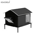 KEMORELA Elevated Pet House-Bed with Cooling Pads | Indoor/Outdoor Elevated Pet Bed Axl Without Accessories