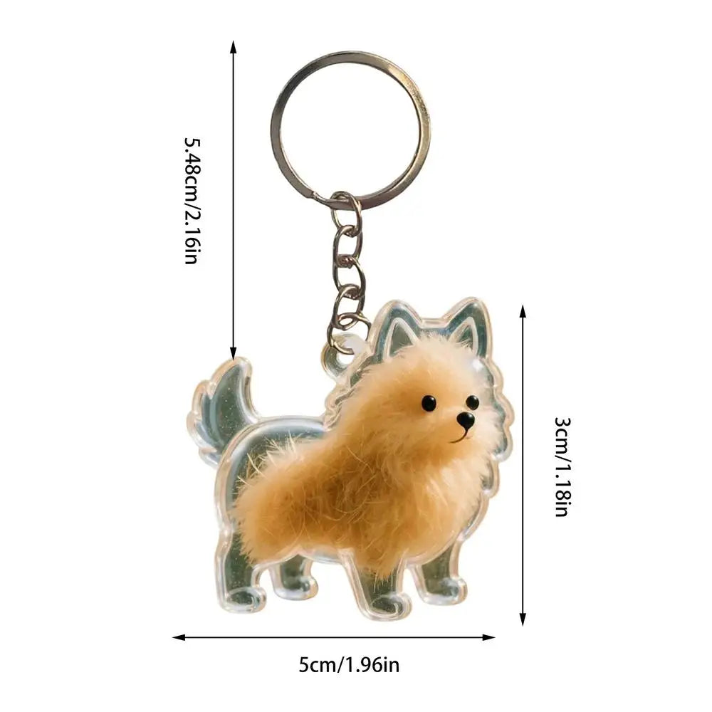 Pet Hair Keepsake Keychain – Dog Memorial Charm Container Keepsake Keychain Charm Axl B