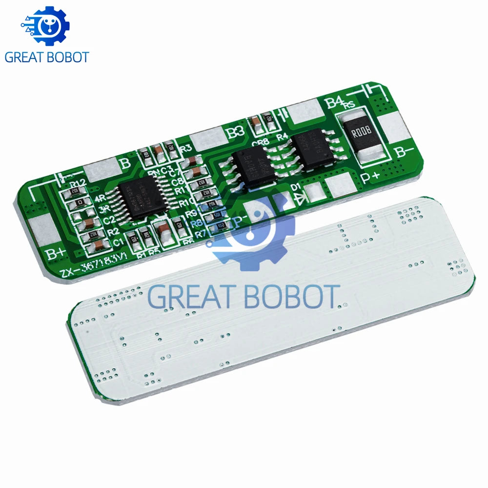 4S 18650 Li-ion BMS Protection Board PCB 4A–5A | 1–5 Pack BMS Protection Board Axl