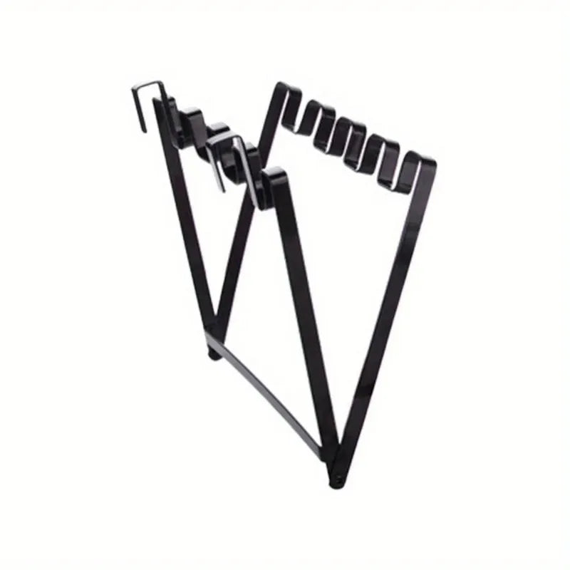 Foldable Over-Door Trash Bag Holder | Kitchen Cabinet Rack Door Storage Rack Axl