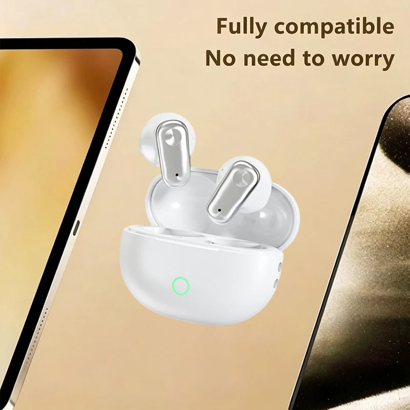 Mini ANC True Wireless Earbuds – Bluetooth 5.4 TWS In-Ear Wireless Earbuds Axl