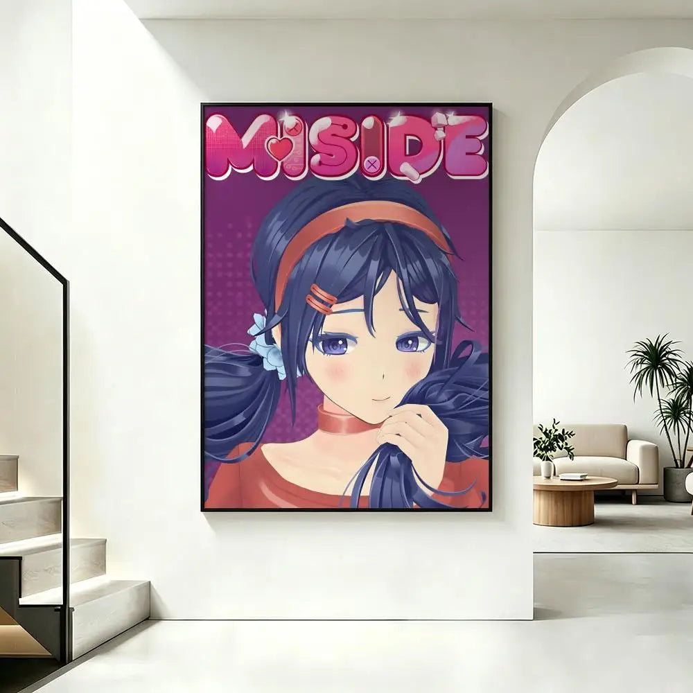 MiSide MitaMiSide Game Poster – HD Waterproof Wall Art Decor Game Art Poster Axl