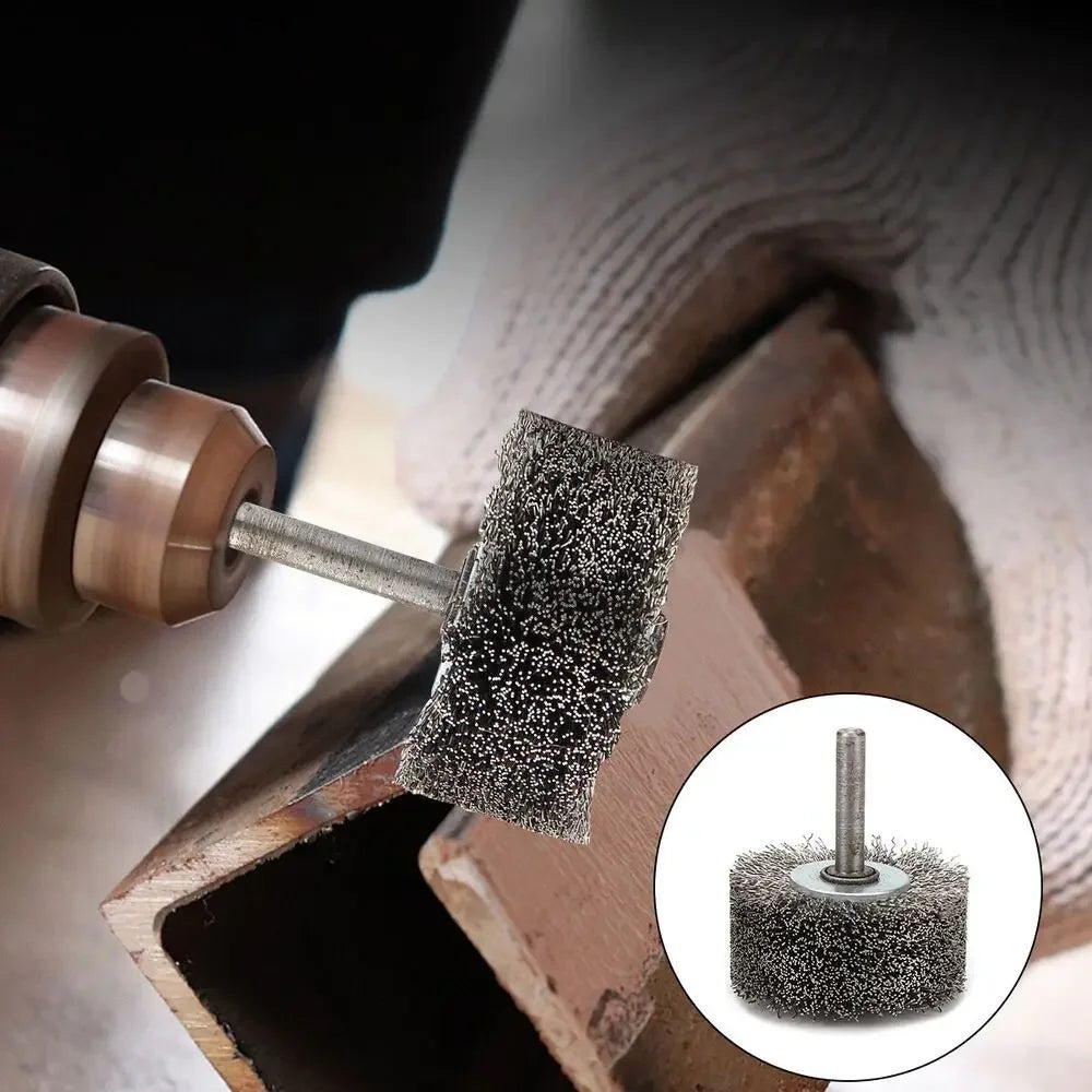 Wire Wheel Brush for Polishing Machines & Rotary Tools Wire Wheel Brush Axl