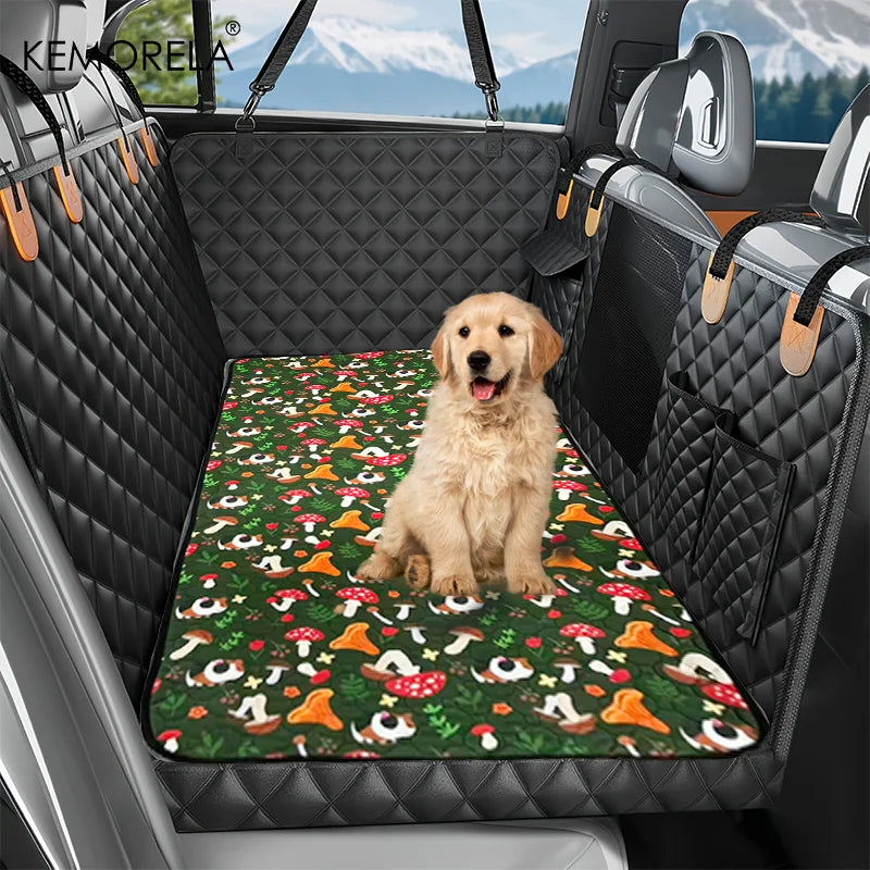 KEMORELA Dog Car Seat Mat – 60x120cm Waterproof Backseat Cover Dog Car Seat Mat Axl Green