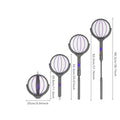 Electric Mosquito Swatter – UV Lure & Telescopic Handle Electric Bug Zapper Axl grey