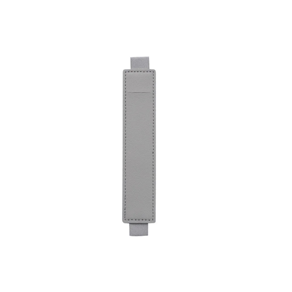 PU Leather Pen Holder – Detachable Elastic Notebook Pen Sleeve Notebook Pen Holder Axl Gray-1pcs