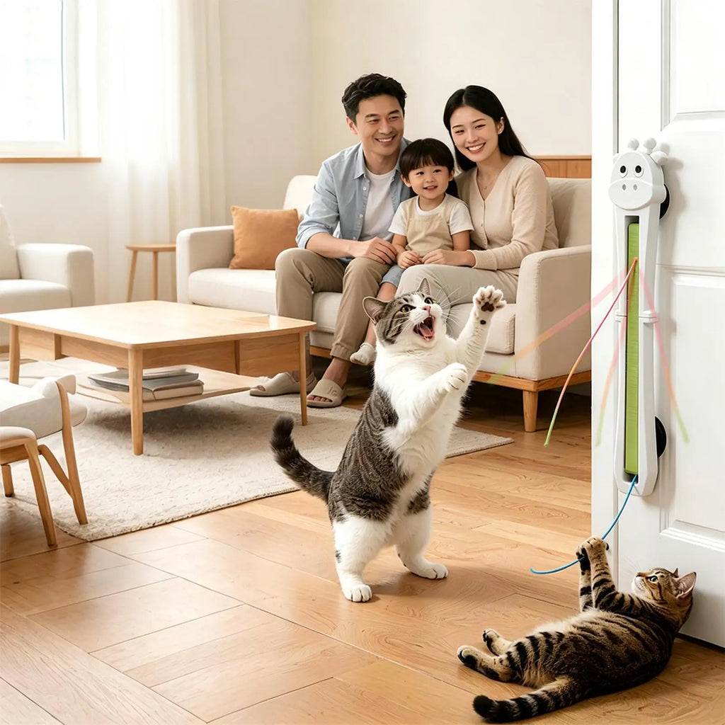 USB Rechargeable Wall-Mount Interactive Electric Cat Toy Interactive Cat Toy Axl