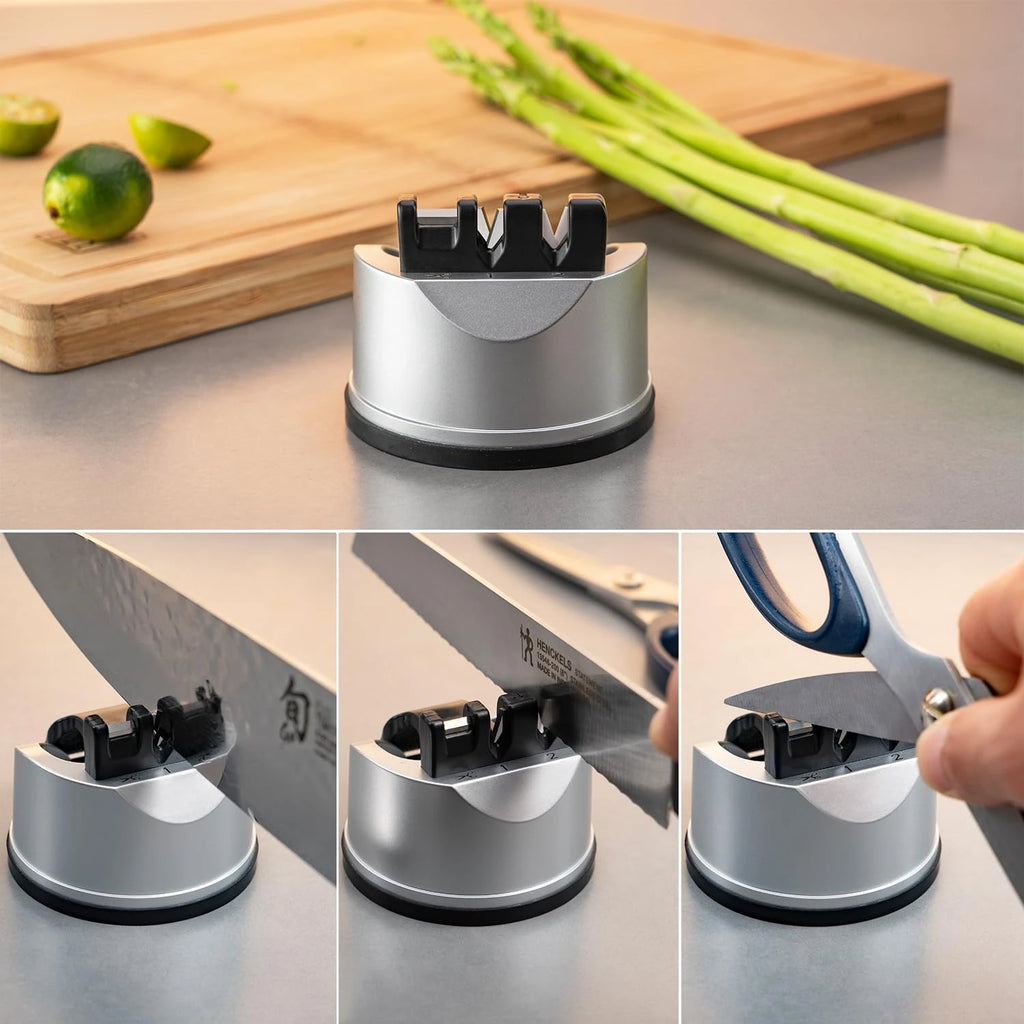Hands-Free Knife Sharpener with Suction Base | All Knives Knife Sharpener Axl
