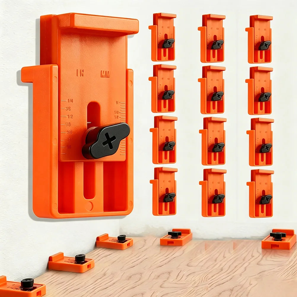 12-Piece Adjustable Flooring Spacers 1/4"–1" | Wood & Vinyl Flooring Spacers Axl Orange China Mainland