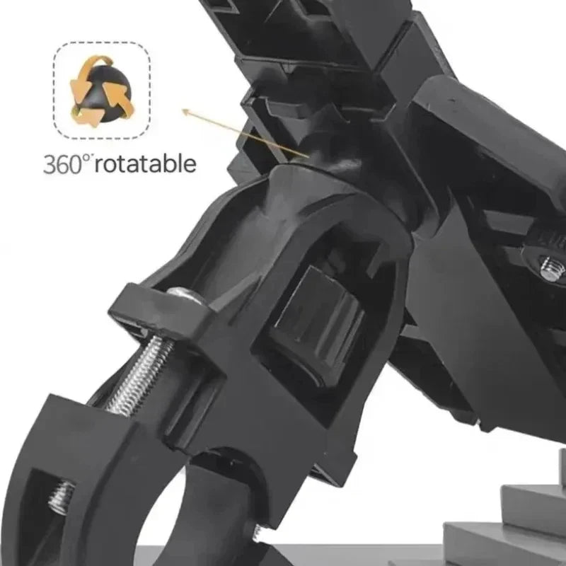 VIKEFON 8-Claw Phone Mount for Motorcycle Bicycle & Scooter Phone Handlebar Mount Axl