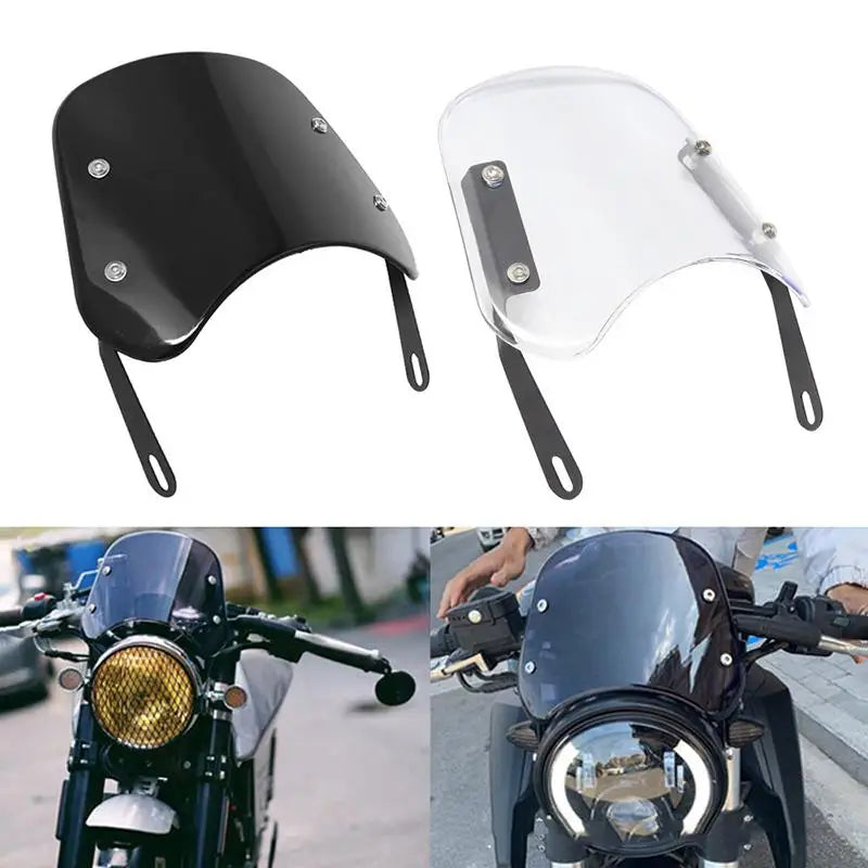 Universal Motorcycle Windshield Wind Deflector 6.5"–9.45" Motorcycle Windshield Axl