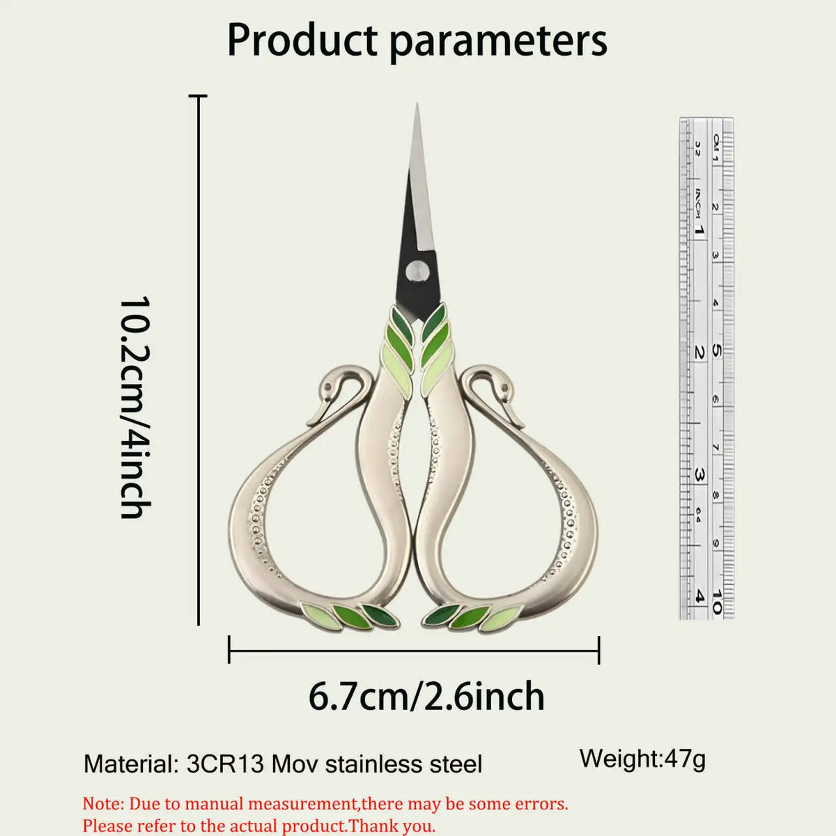 Retro Vintage Embroidery Scissors – Stainless Steel Sewing Tool Embroidery Scissors Axl