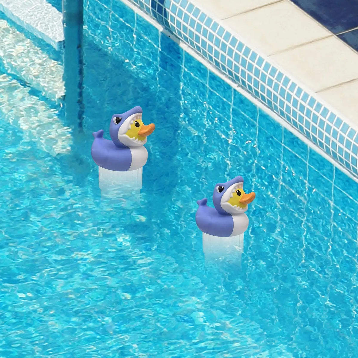 Shark Duck Pool Chlorine Floater – Large Capacity Dispenser Pool Chlorine Dispenser Axl