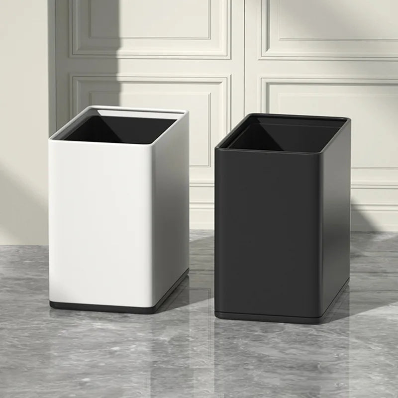 Stainless Steel Trash Can 12L – Modern Open-Top Waste Bin Stainless Waste Bin Axl