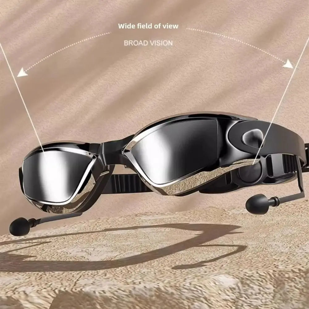 Anti-Fog Swimming Goggles with Earplugs | Silicone Swim Goggles Swimming Goggles Axl