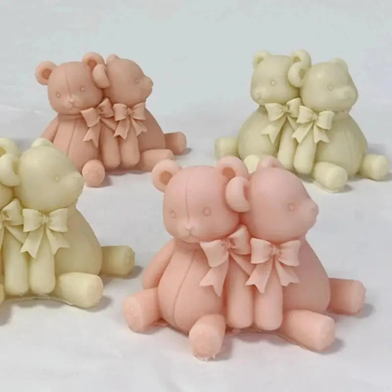 Teddy Bear Silicone Mold – DIY Candle, Soap, Resin & Craft Silicone Craft Mold Axl