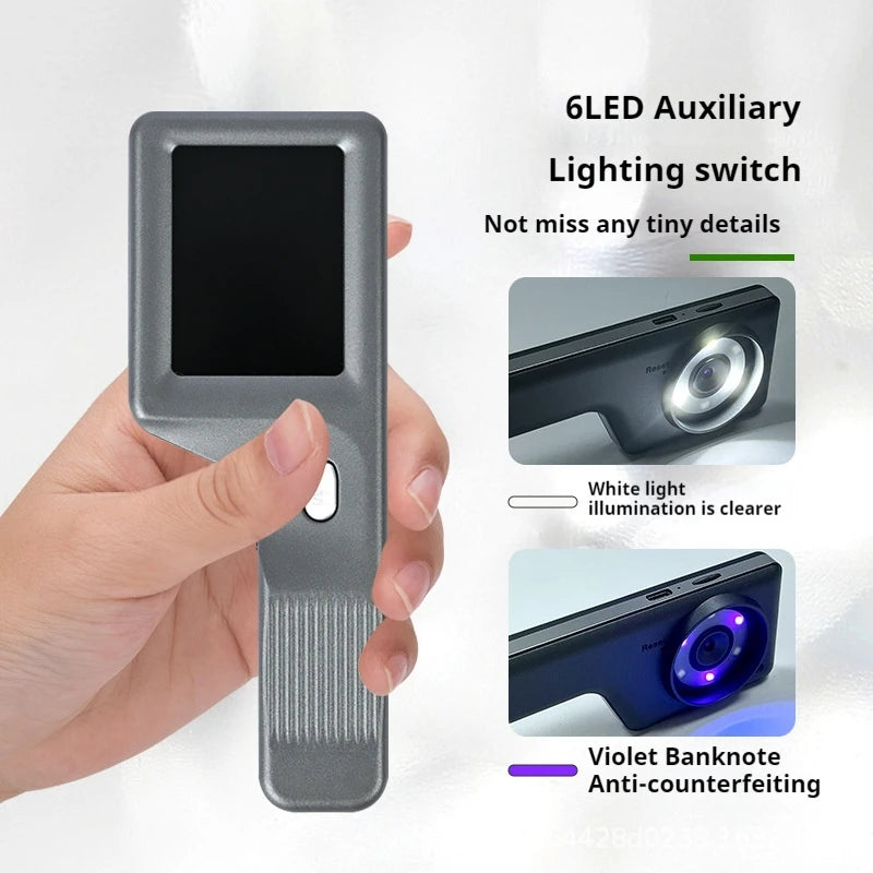 Handheld HD Digital Microscope – Electronic Magnifying Glass Digital Microscope Axl