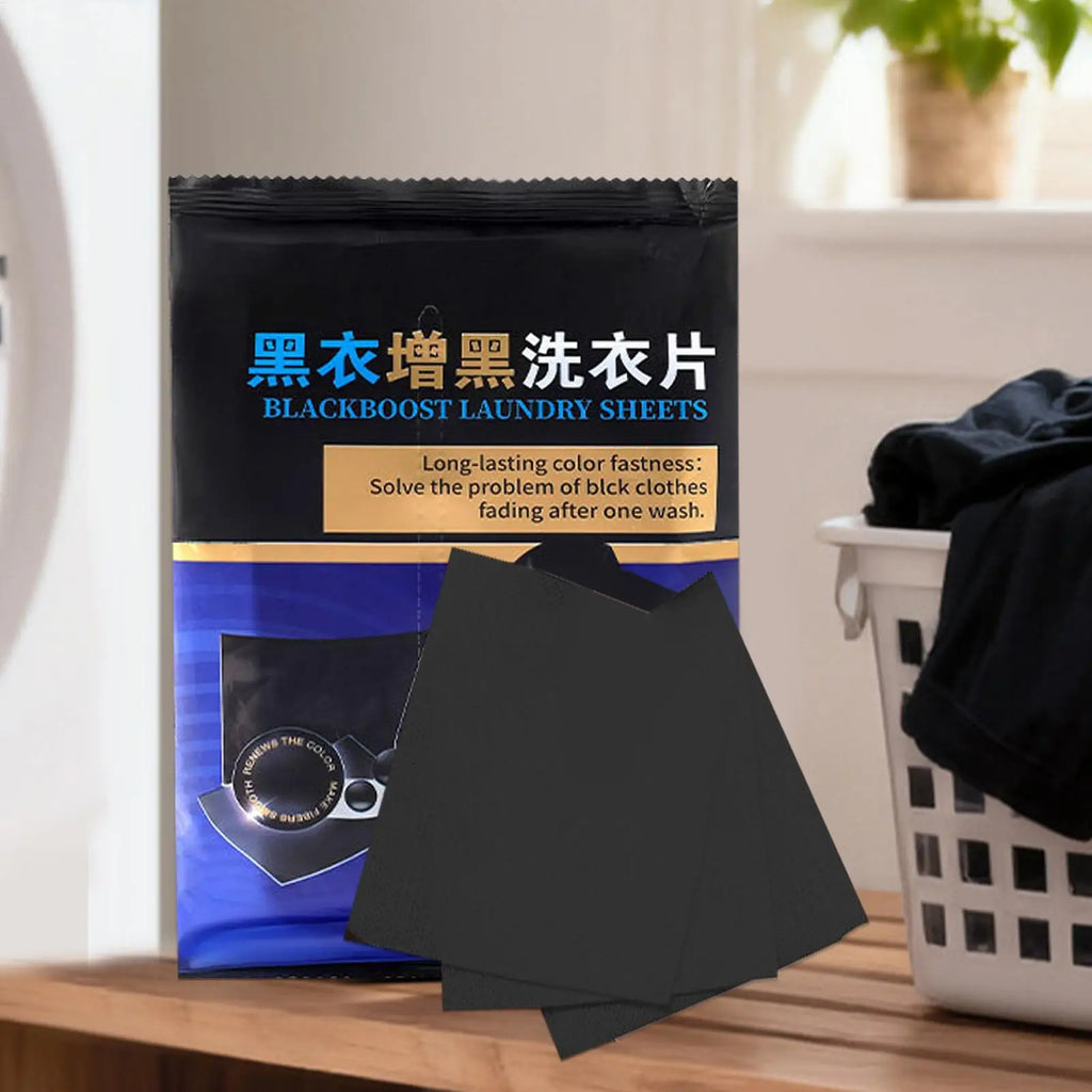50-Pack Black Clothing Color Restorer Laundry Sheets Laundry Color Sheets Axl 50pcs