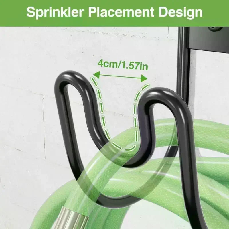 Wall Mounted Garden Hose Hanger – Rustproof Iron Rack Garden Hose Hanger Axl