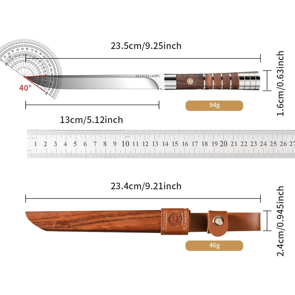 Professional Chef Knife Set – M390 Damascus Steel 62HRC | 1-3 Pc Chef Knife Set Axl