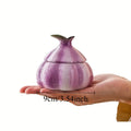 Purple Ceramic Garlic Storage Jar – Airtight Kitchen Container Ceramic Storage Jar Axl 1PCS