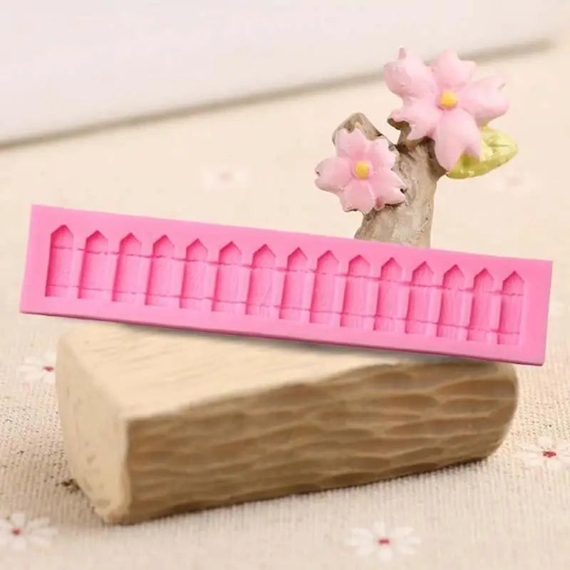 Garden Fence Silicone Fondant Mold – Cake & Chocolate Decor Silicone Baking Mold Axl