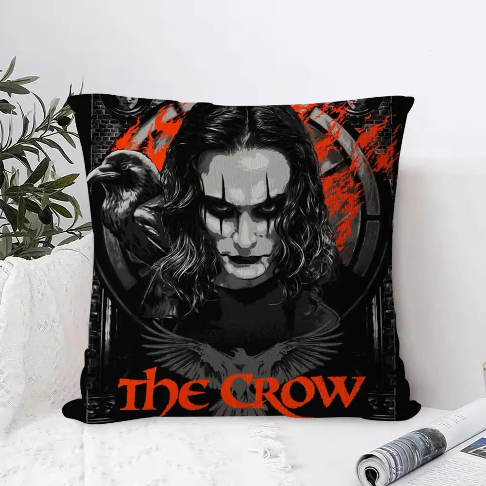 The Crow Movie Pillowcase – Soft Fabric & Concealed Zipper Decorative Pillowcase Axl Black10 50X50cm