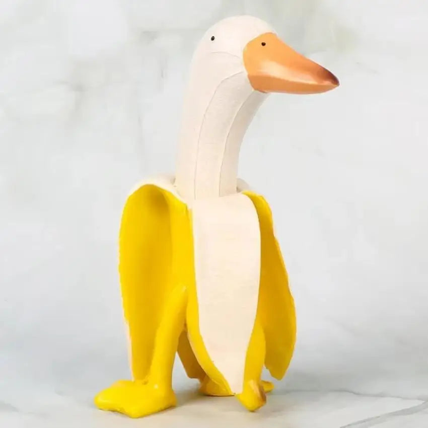 Whimsical Banana Duck Resin Garden Statue – Yard & Lawn Décor Garden Statue Axl